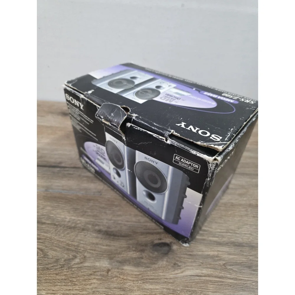 Vintage Sony SRS-Z500 Speakers New In Box Walkman Discman